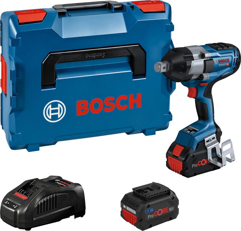 BOSCH Professional GDS 18V-1050 H Perceuse-visseuse à percussion sans fil 18,0 V, avec 2 batteries