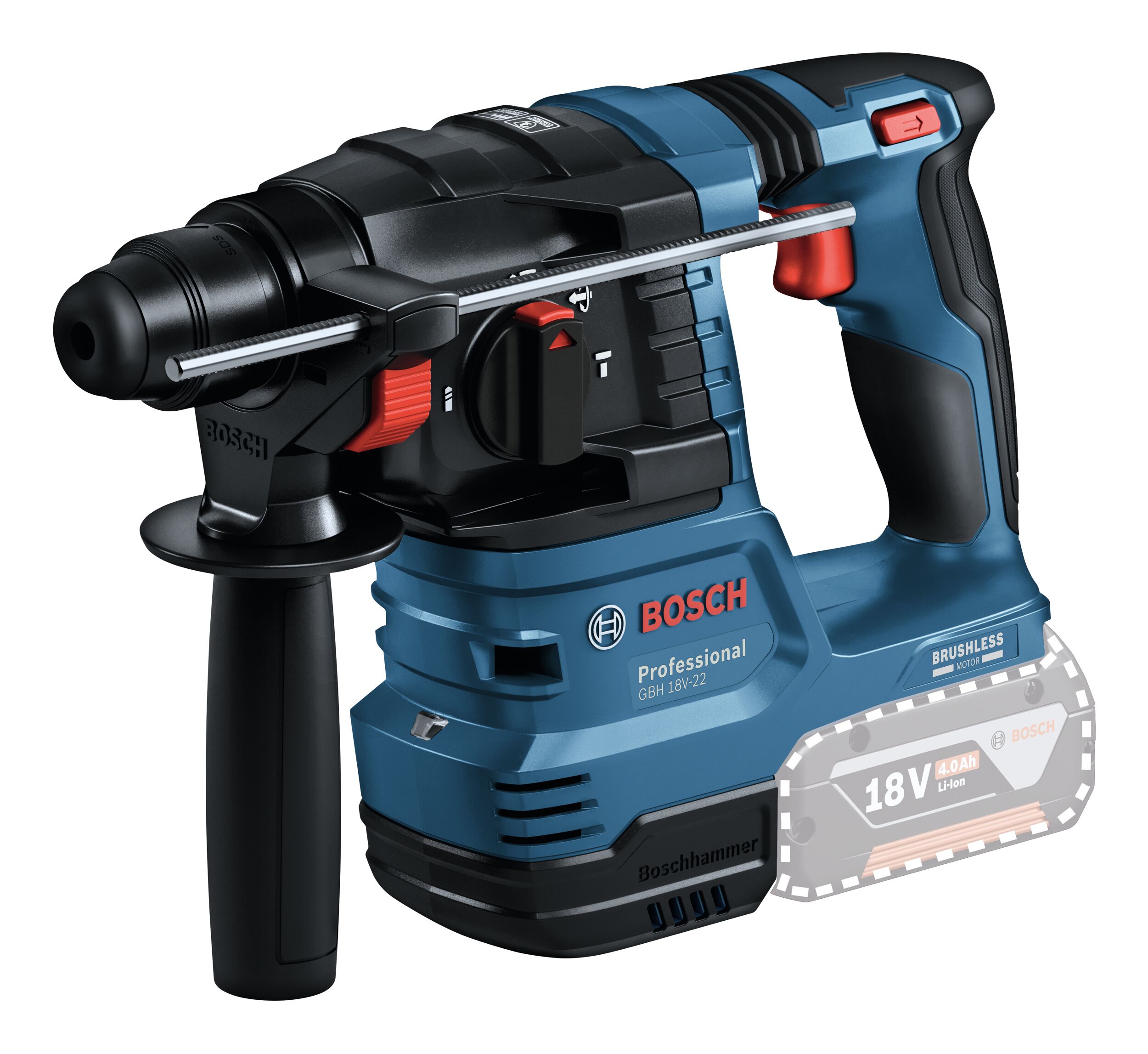Marteau perforateur Bosch Professional GBH 18V-22 sans fil avec SDS plus