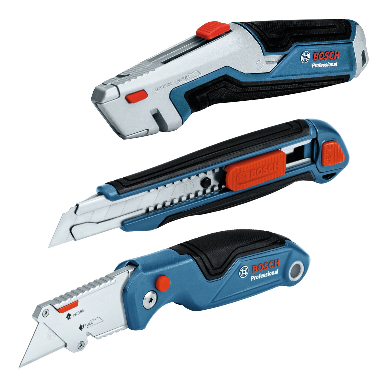 Set de couteaux Combo 3 pièces Bosch 1600A027M4 — lot de 3 pièces