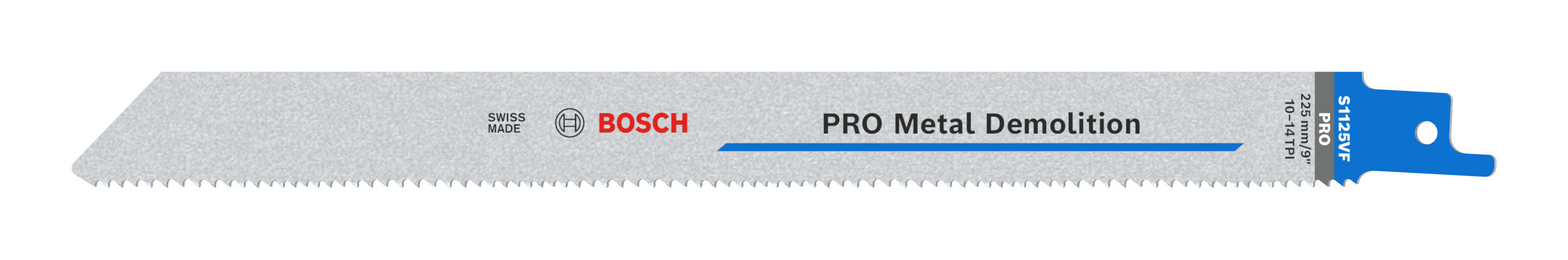 Bosch PRO Metal Demolition S1125VF Lame 1,25 x 19 x 225 mm 2 pièces - 2608659001 — lot de 2 pièces