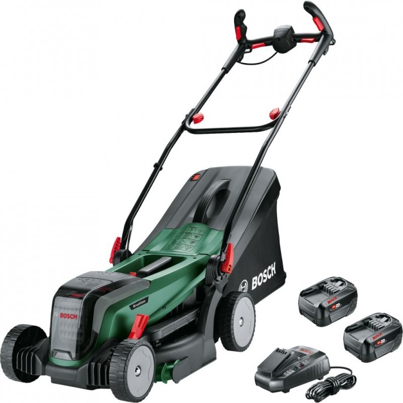 BOSCH UniversalRotak 2x18V-37-550 Tondeuse à gazon sur batterie, 2 batteries 06008B9E00