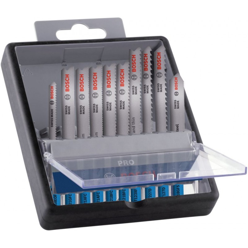 Jeu de lames pour scie sauteuse Bosch PRO Metal and Alu, 92 mm, 10 pièces 2607011942 — lot de 10 pièces