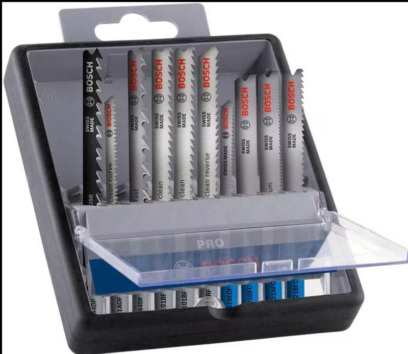 Jeu de lames de scie sauteuse Bosch PRO Wood and Metal 10 pièces — lot de 10 pièces