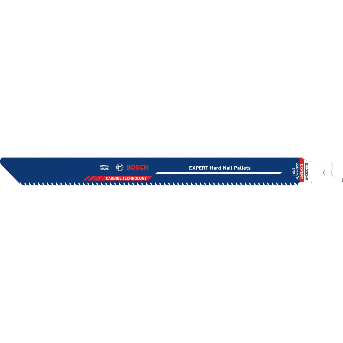 Lame de scie sabre EXPERT Hard Nail Pallets S1123CHM, 10 pièces - Bosch