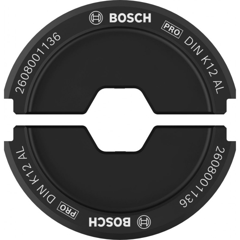BOSCH PRO Presse-embout, DIN K12 AL, 16/25 mm², Aluminium 2608001136