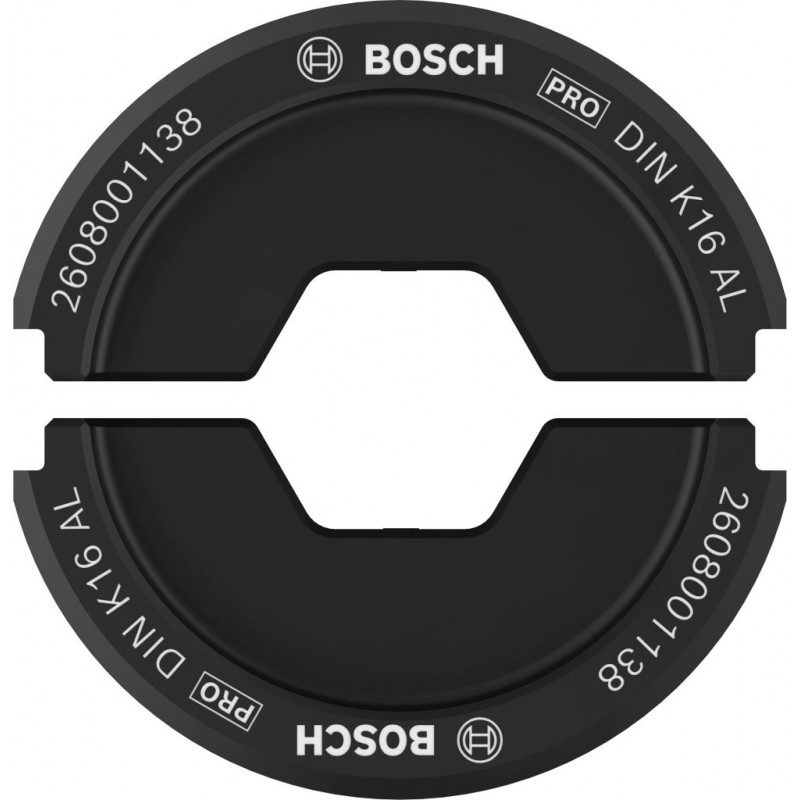 Presse-embout PRO BOSCH, K16 AL, 50 mm², Aluminium 2608001138