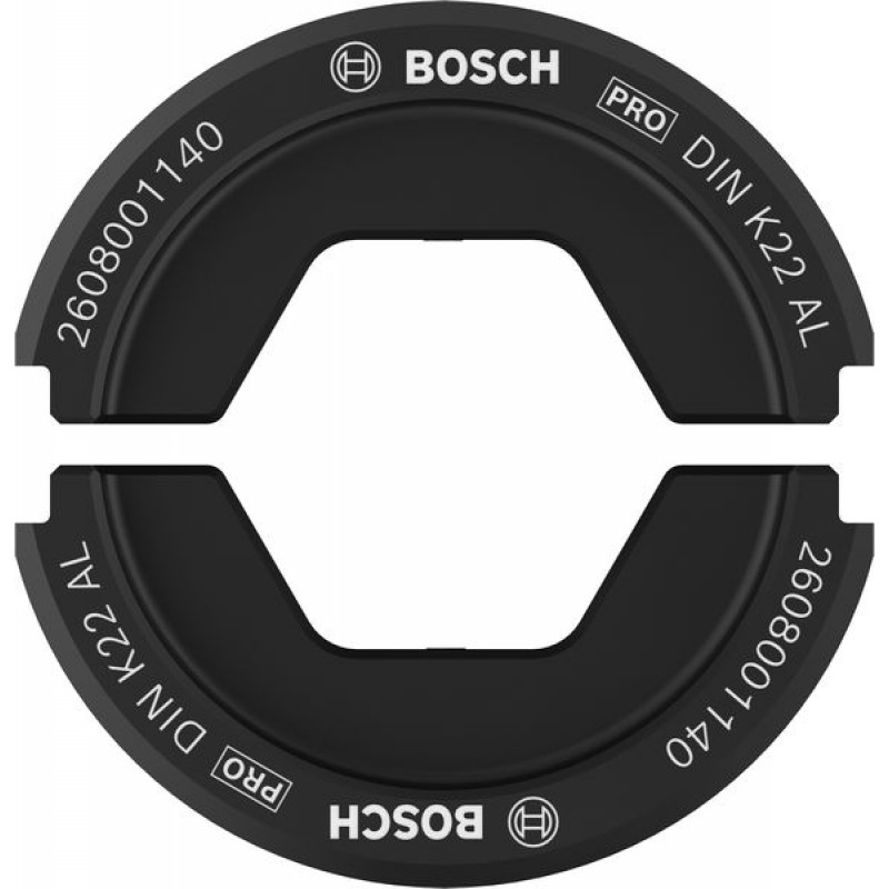 BOSCH PRO Insert de sertissage, DIN K22 AL, 95/120 mm², Aluminium 2608001140