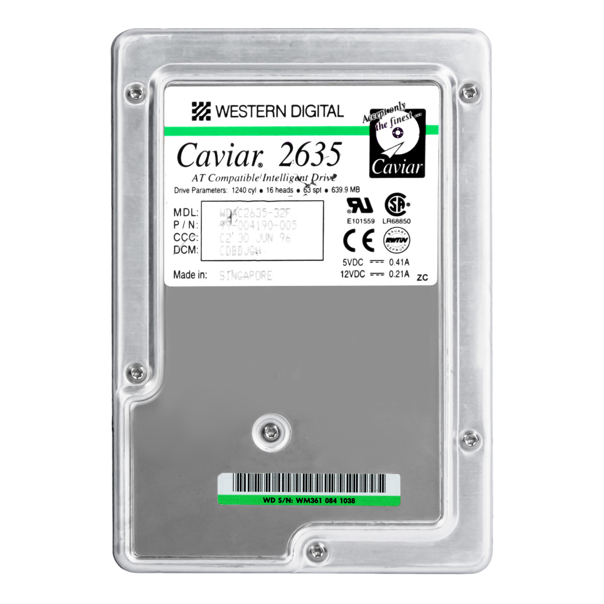 WD Caviar 2635 639 Mo 4,5K ATA 3,5'' WDAC2635-32F