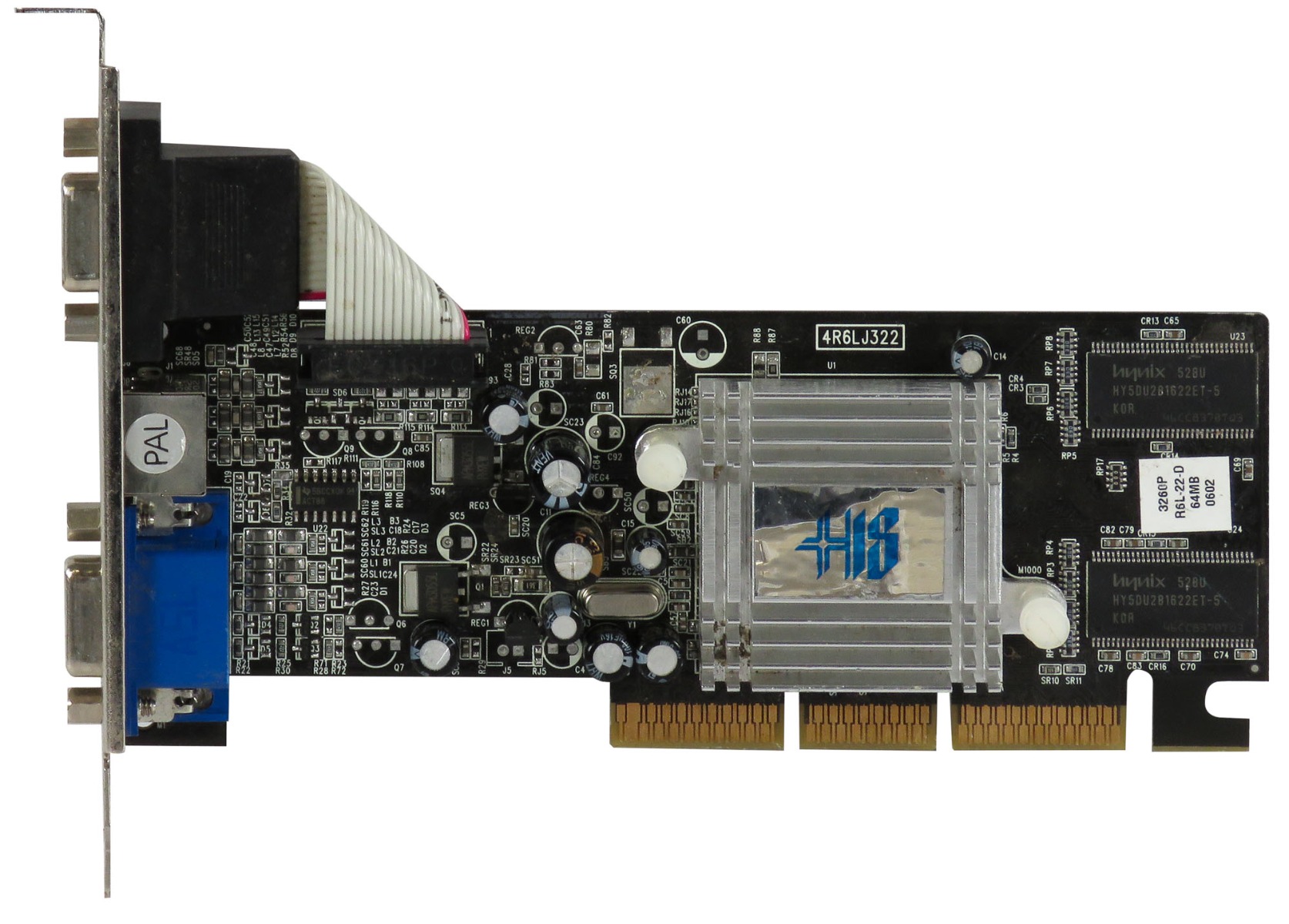 HIS ATI Radeon 7000 64 Mo DDR 4R6LJ322 AGP