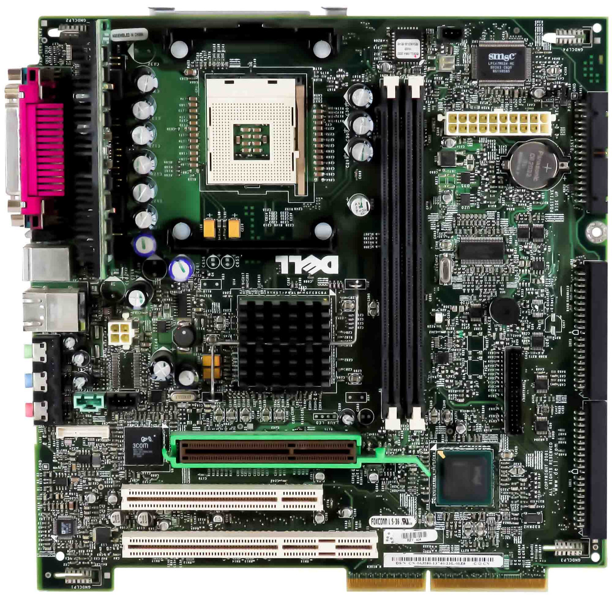 CARTE MÈRE DELL 06J580 SOCKET 478 SDRAM pour Optiplex GX240