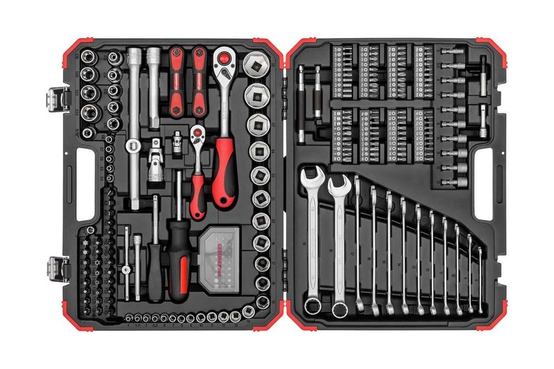 Jeu de clés à douille Gedore Red R46003232, 232 pièces 1/4" et 1/2"