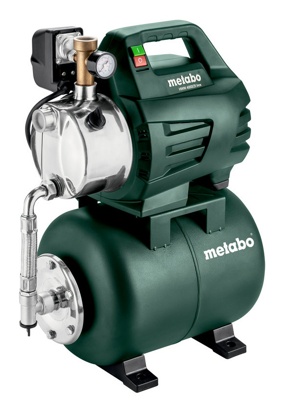 Metabo HWW 4000/25 Inox Station de relevage d'eau domestique (1100W/4000l/h/24l) 600982000