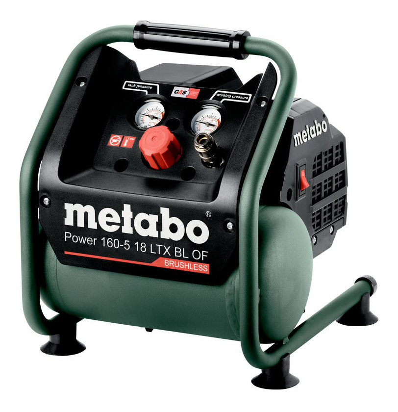 Metabo POWER 160-5 18 LTX BL OF Compresseur à batterie (18V/sans batterie) 601521850