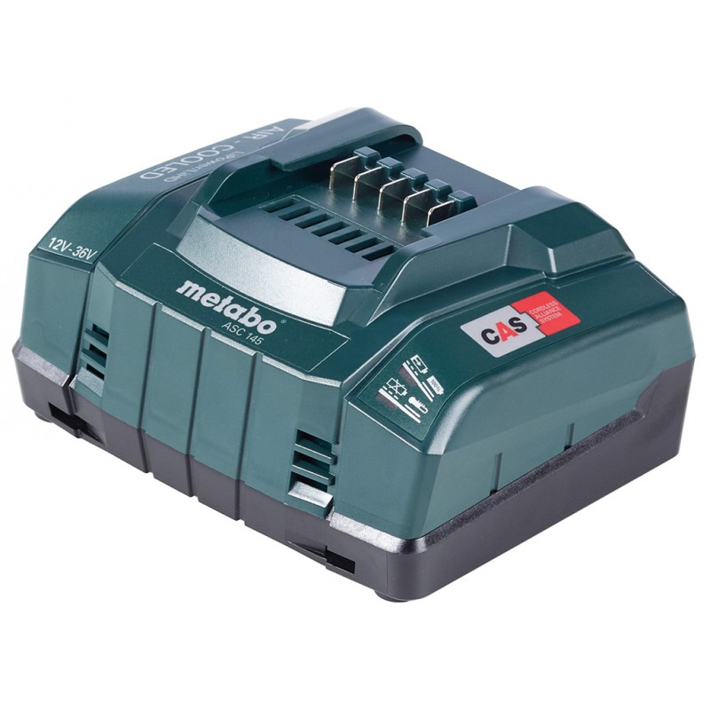 Chargeur rapide METABO "AIR COOLED" ASC 145 12-36 V - 627378000