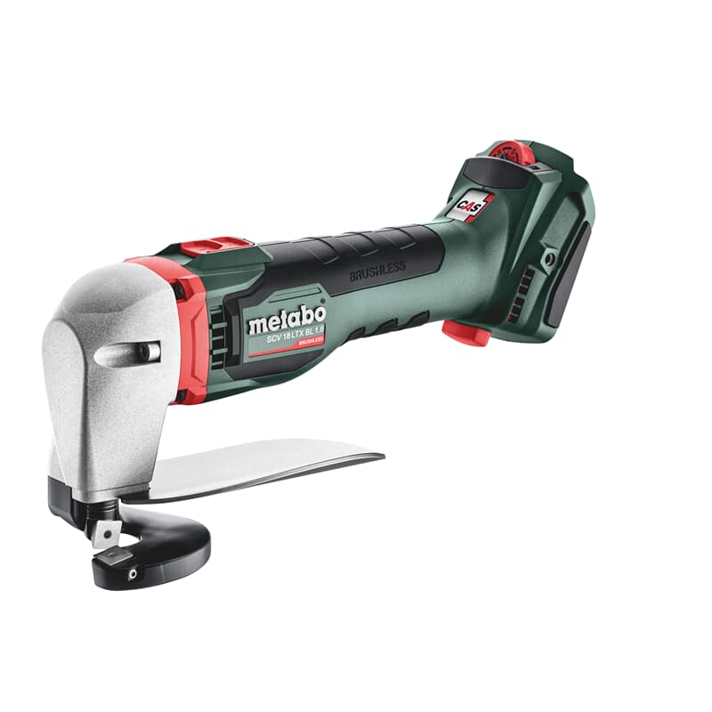 Cisailles à tôle sans fil SCV 18 LTX BL 1.6 metaBOX 145 Metabo