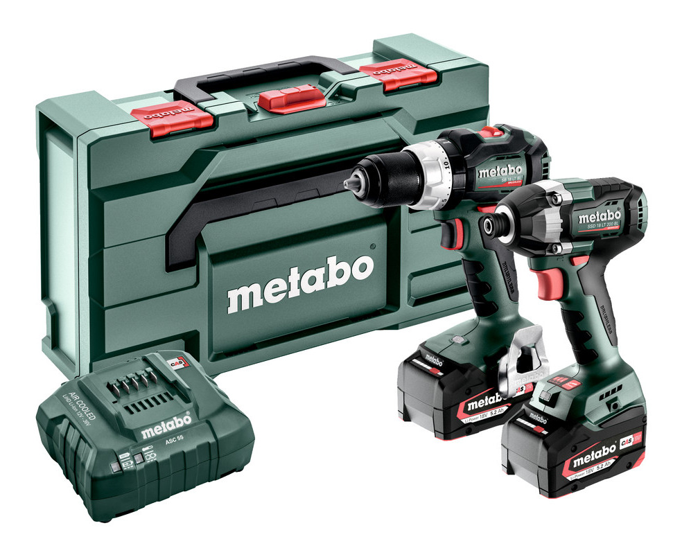 Set Combo Metabo 2.8.8 18V (SSD 18 LT 200 BL + SB 18 LT BL + 18 V/2x5,2 Ah) metaBOX 685200000