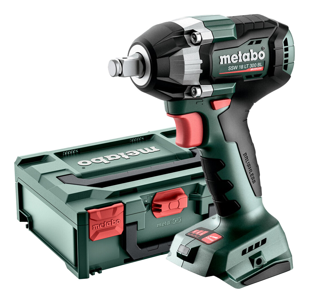 Perceuse-visseuse à percussion Metabo SSW 18 LT 300 BL (18V/300Nm) + MetaBOX, sans batterie, 602398840
