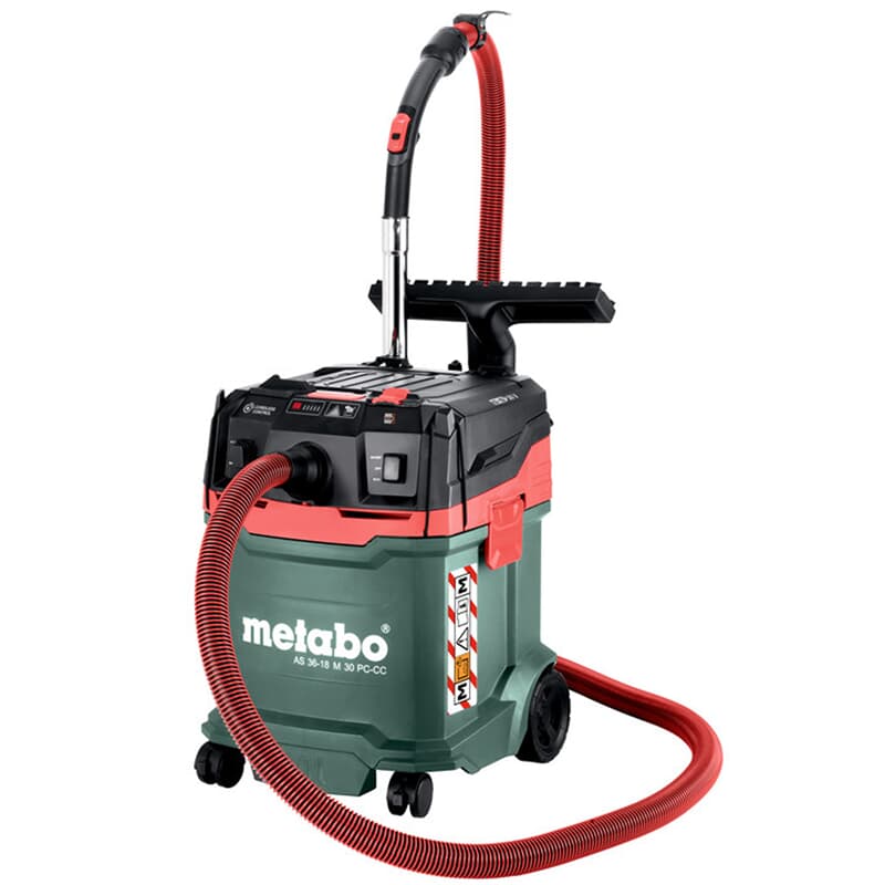 Aspirateur sans fil Metabo AS 36-18 M 30 PC-CC avec CordlessControl sans batterie et chargeur (623723000)