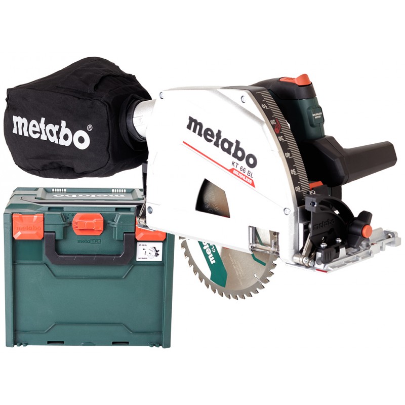 Scie plongeante Metabo KT 66 BL (1 200 W / 165 mm) MetaBox 601166500