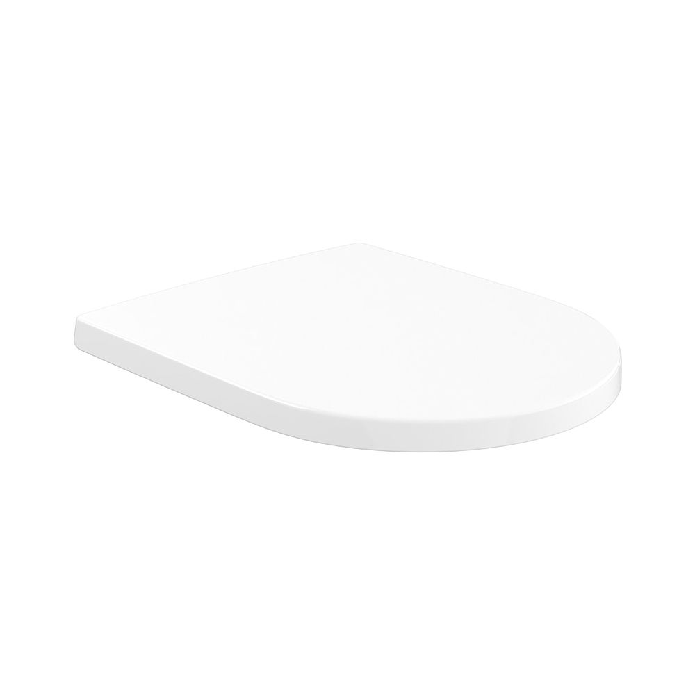 Villeroy & Boch WC-Sitz Subway 3.0 ovale Stone White CeramicPlus 374x438x42 mm