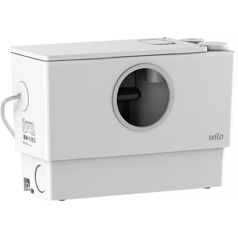 Pompe de relevage Wilo DrainLift MINI3-XS/WC-EF pour lavabo, douche, baignoire, WC 6095128