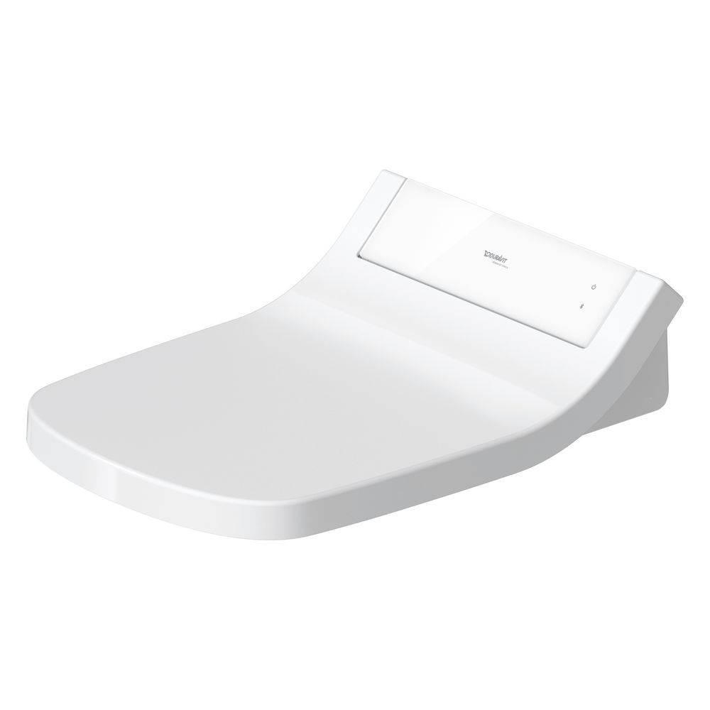 Siège de douche WC Duravit SensoWash Classic, 520x375x548mm, Blanc, avec fermeture automatique, sèche-cheveux intégré, chauffage de siège, télécommande, application