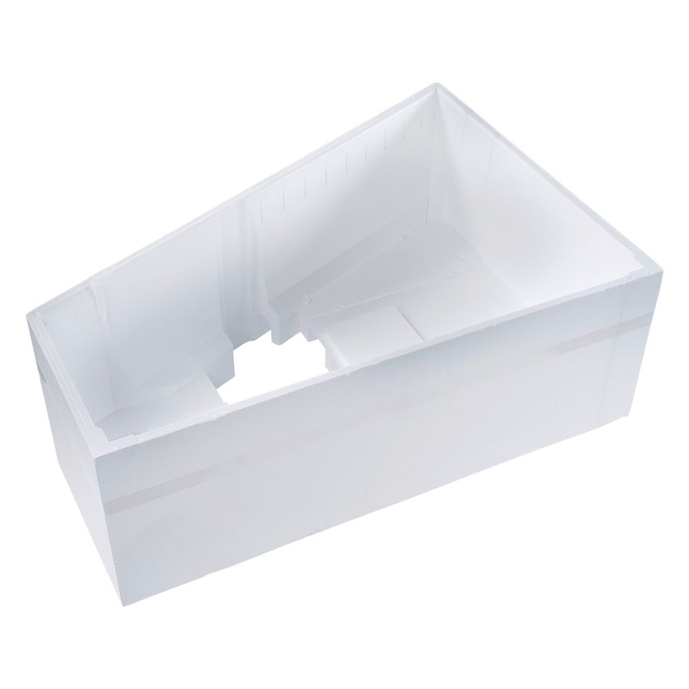 Duravit No.1 Support de baignoire, Trapézoïdal, paroi latérale droite, 1700x1000mm, angle L pour 700508