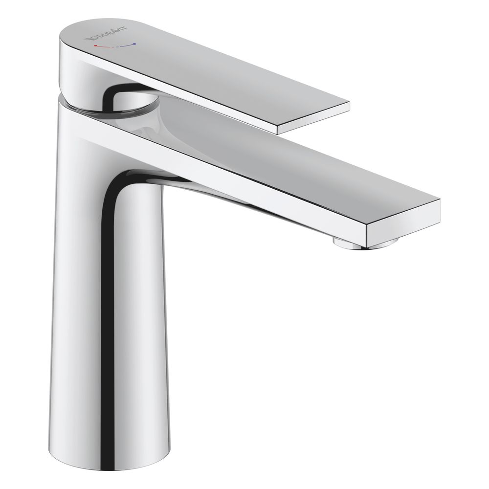 Duravit Tulum by Starck Mitigeur monocommande pour lavabo M FreshStart, Chromé, 5 l/min, Levier, Portée 135 mm, Hauteur 165 mm