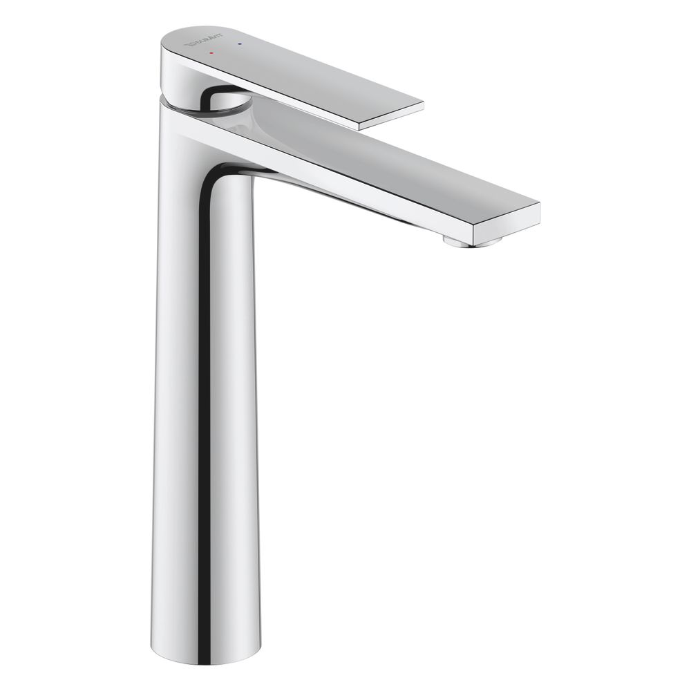 Duravit Tulum by Starck Mitigeur monocommande pour lavabo XL, Chromé, 5 l/min, bec haut, portée 155 mm, hauteur 265 mm