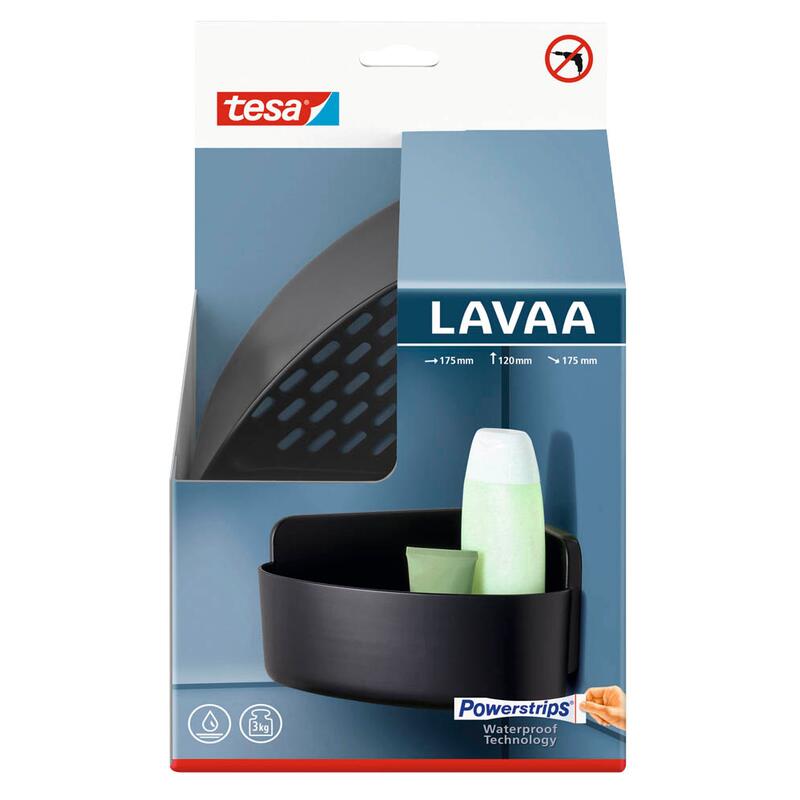 tesa LAVAA S Panier de douche en plastique