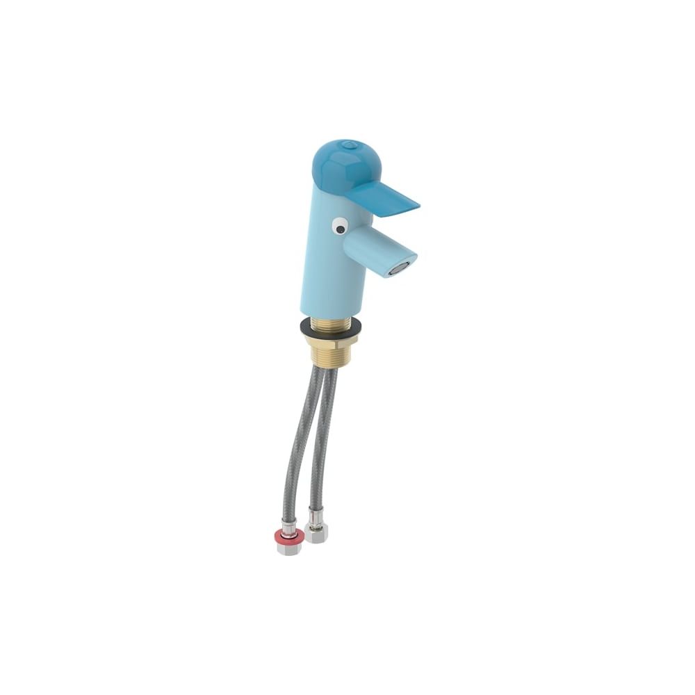 Robinetterie de lavabo Geberit Bambini à levier unique, avec mélangeur, bleu océan/bleu clair