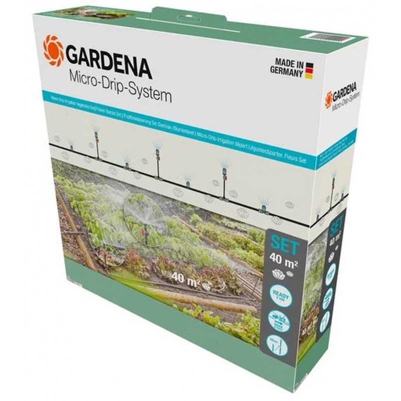 Gardena Micro-Drip-System Kit de démarrage pour plates-bandes/bords 40 m² 13450-20