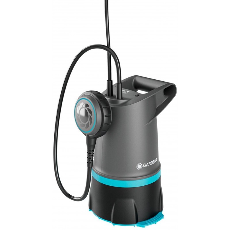 Gardena 20000 BASIC pompe immergée 2 en 1 pour eaux propres et chargées, 20000 l/h, 9018-4