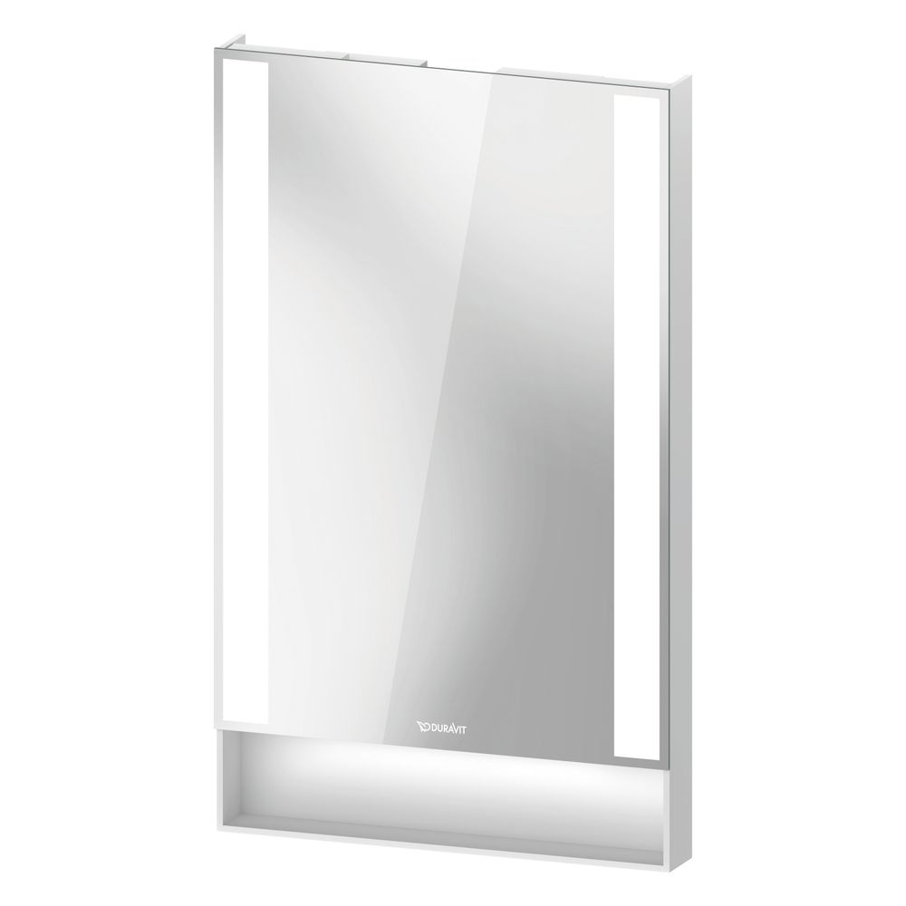 Duravit Qatego Miroir mural 65x450x750mm, blanc mat, LED, 21W, commande par capteur tactile bas/milieu