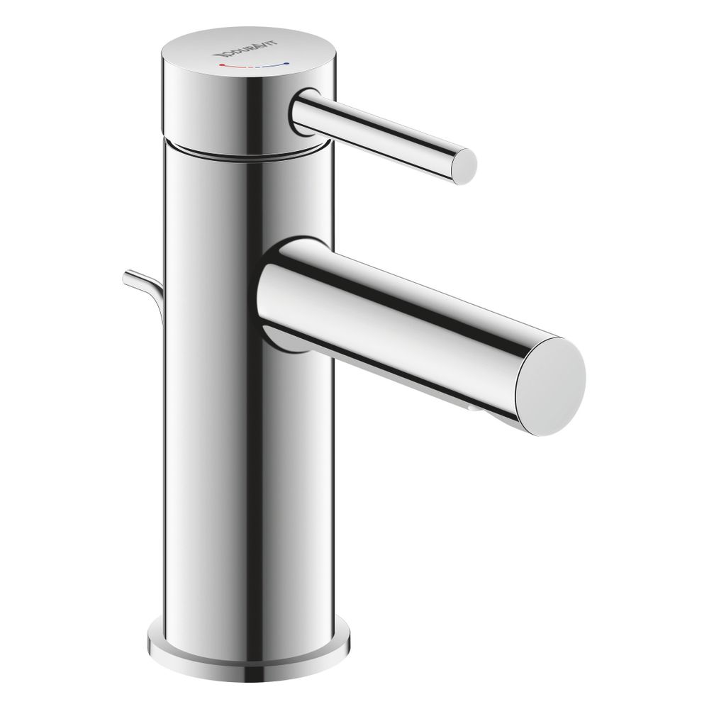 Duravit Circle Mitigeur monocommande pour lavabo S FreshStart, chrome 4,5 l/min, avec garniture, levier, 100 mm, hauteur 152 mm