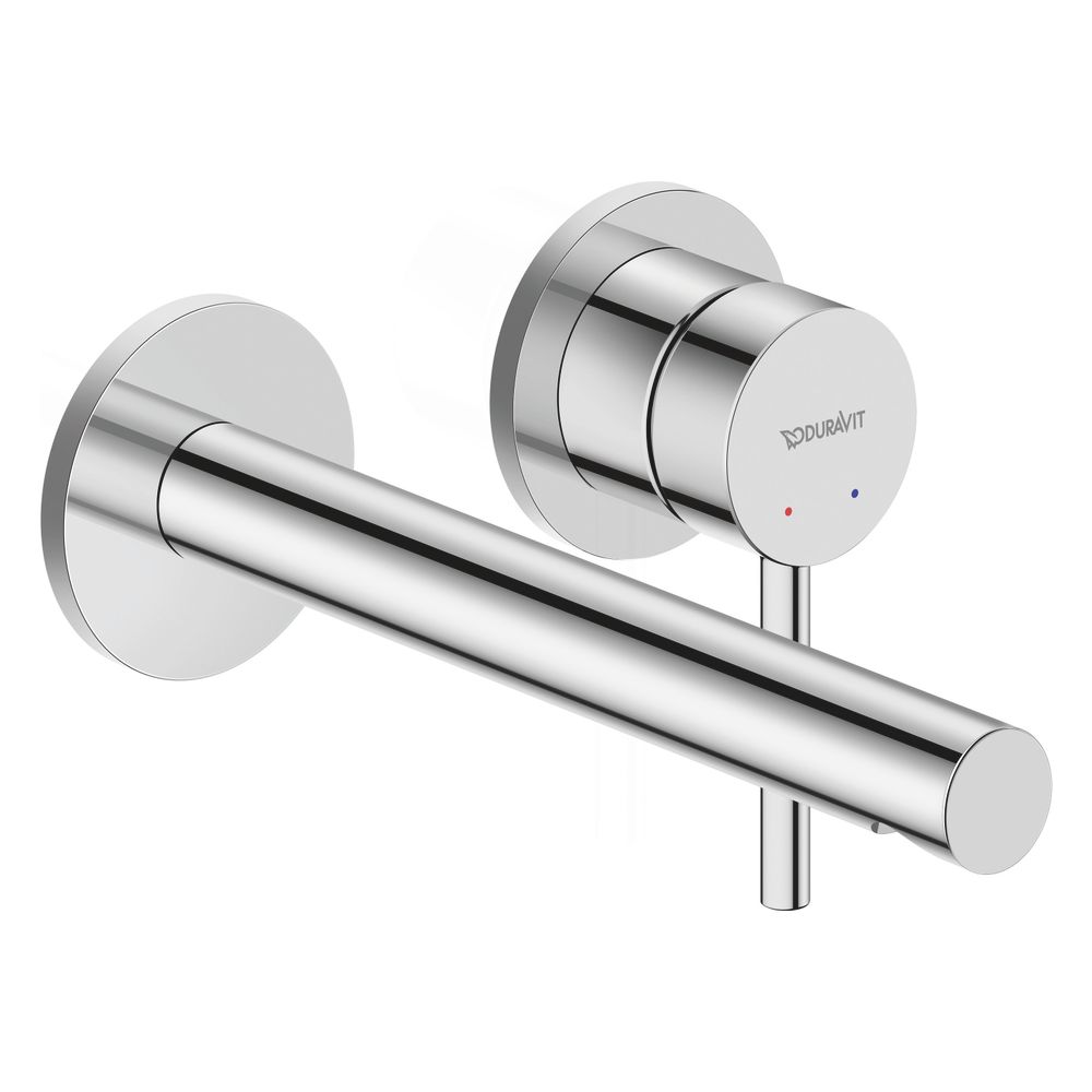 Robinet mitigeur Duravit pour lavabo à levier unique, chromé 5,5 l/min, bec 200 mm, hauteur 85 mm, jet normal
