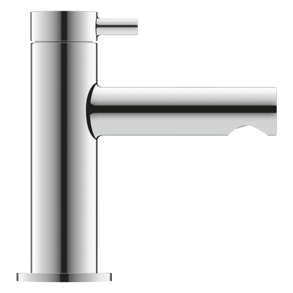 Duravit Robinet de lavabo Circle chromé, 4,5 l/min, portée 90 mm, hauteur 135 mm, régulateur de jet, 1/2"