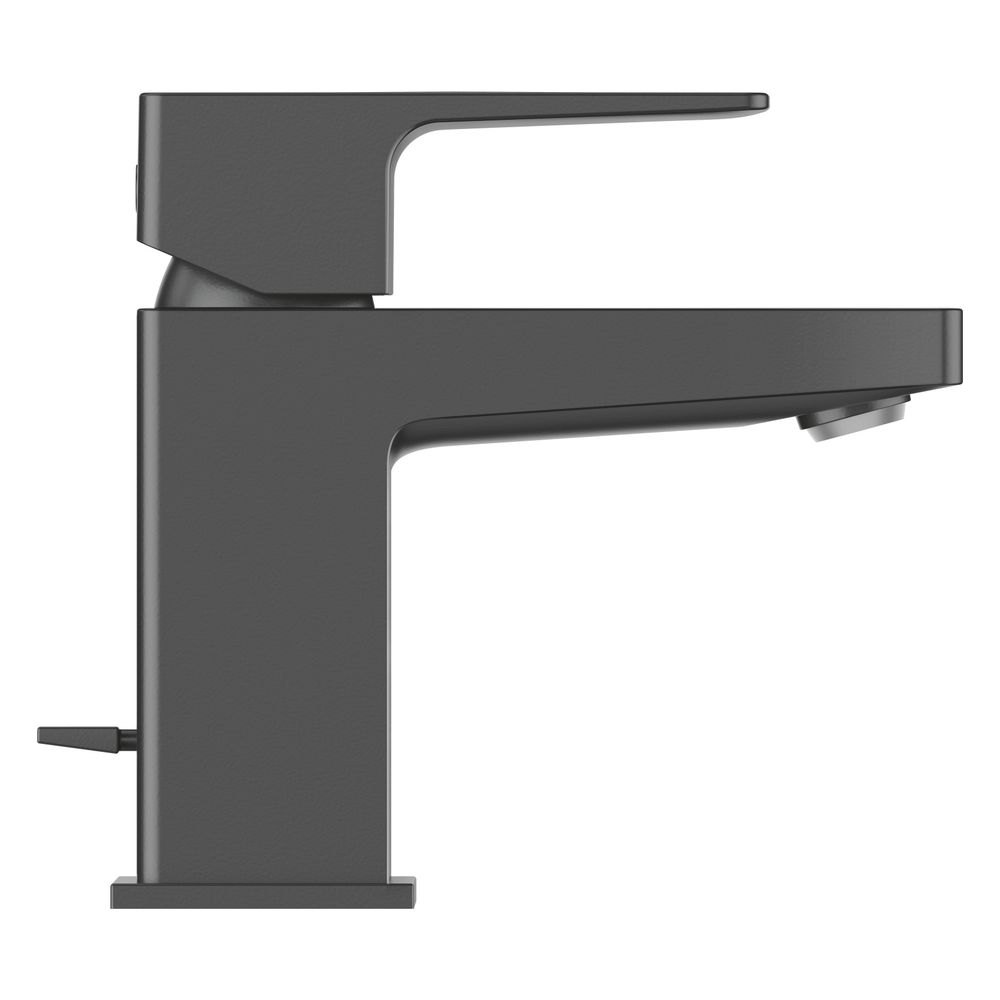 Mitigeur monocommande Manhattan Duravit S, noir mat, 4,5 l/min, avec garniture, levier, portée 95 mm, hauteur 138 mm