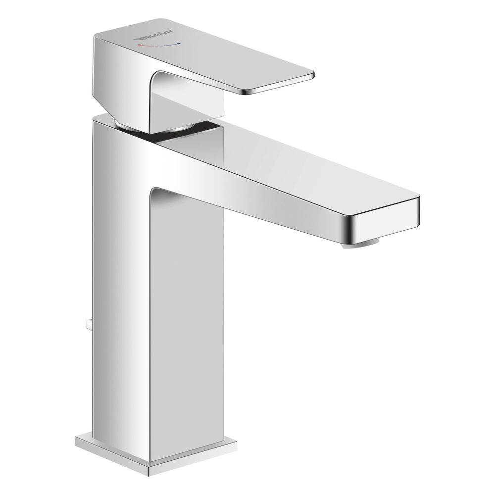 Mitigeur de lavabo Duravit Manhattan M FreshStart, chromé, 4,5 l/min, avec garniture poignée à levier, portée 129 mm, hauteur 170 mm