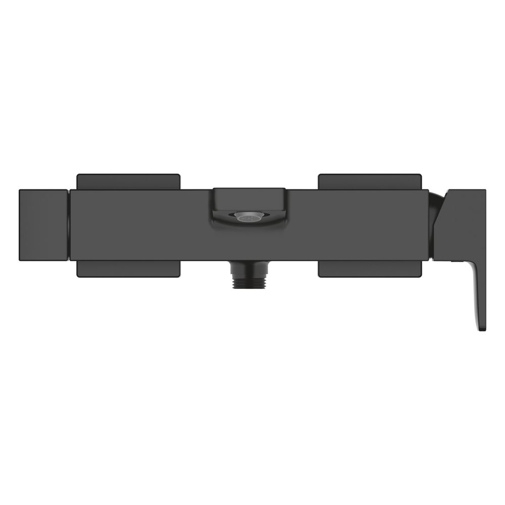 Duravit Manhattan Mitigeur monocommande pour baignoire apparent, noir mat, type de raccord S, 1/2", entraxe 150 mm ±15 mm, 23,5 l/min