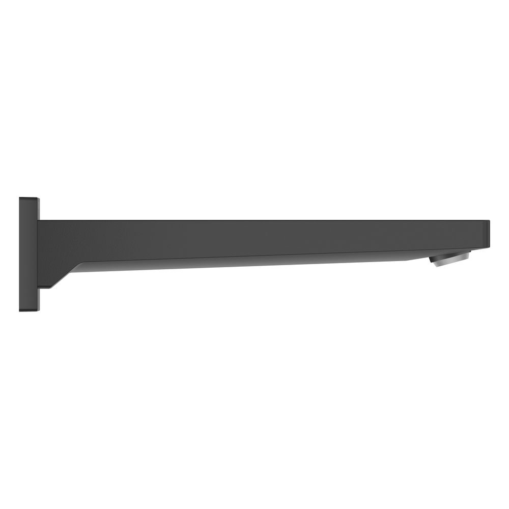 Duravit Manhattan Écoulement de baignoire Mattschwarz, Rosace carrée, Portée 189 mm, 19,5 l/min