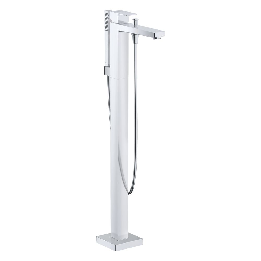 Duravit Manhattan Mitigeur monocommande pour baignoire sur pied, chromé, hauteur 920 mm, portée 232 mm, bec de baignoire, mitigeur manuel 27 l/min