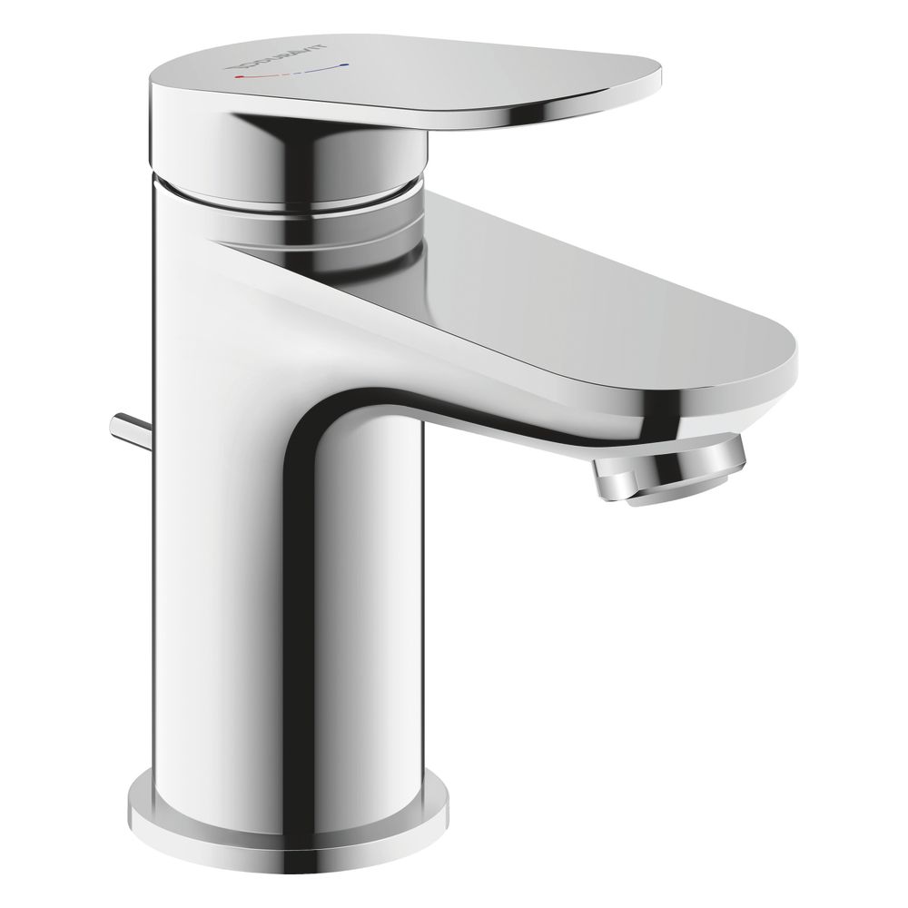 Duravit Wave Mitigeur monocommande pour lavabo S FreshStart, chrome, 5 l/min, levier, avec garniture, portée 95 mm, hauteur 137 mm