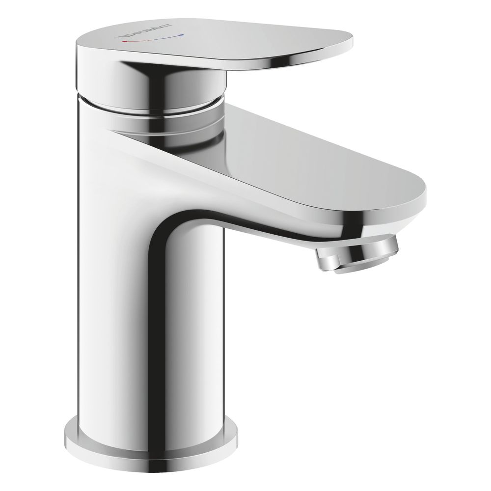 Duravit Wave Mitigeur monocommande pour lavabo S FreshStart, Chromé, 5 l/min, Levier, Portée 95 mm, Hauteur 137 mm