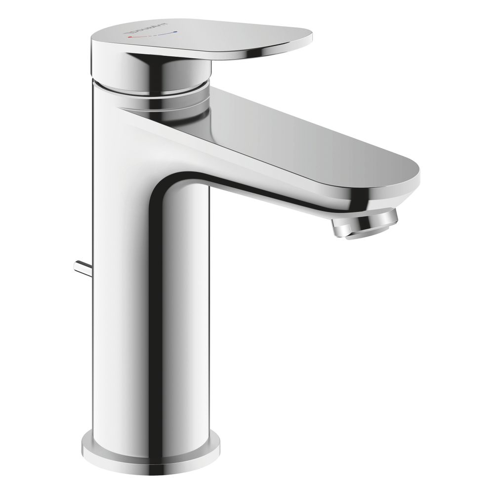 Mélangeur monocommande pour lavabo Duravit Wave M FreshStart, chromé, 5 l/min, levier, avec garniture, portée 122 mm, hauteur 171 mm