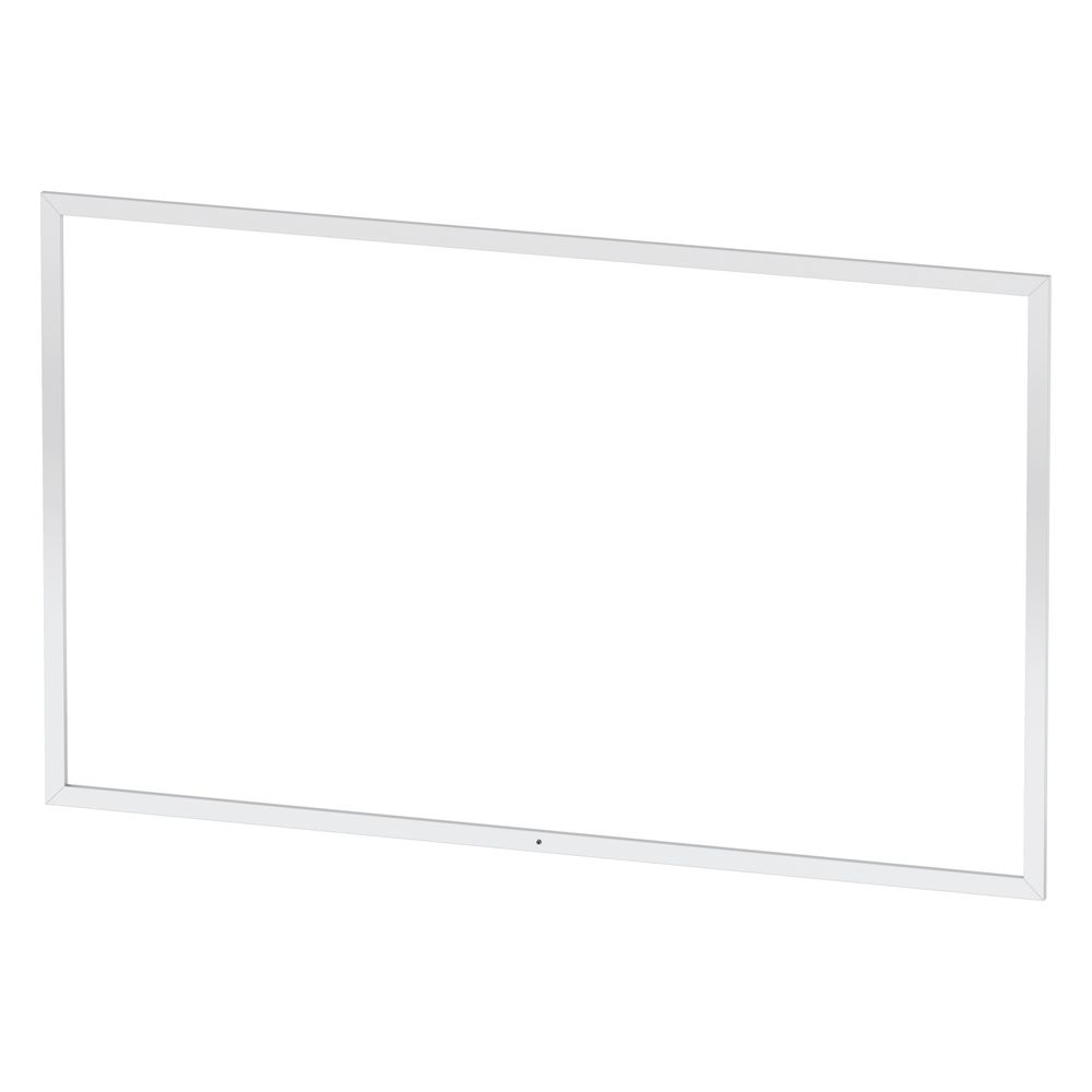 Cadre de montage Duravit L-Cube, élément supérieur, 1250x10x751 mm, en kit, Aluminium blanc mat, profilé aluminium, LED tactile, pour miroirs série L-Cube