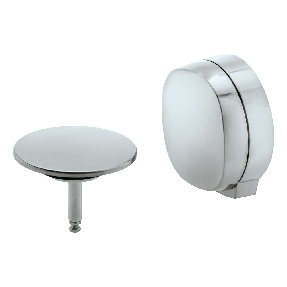 Duravit Kit d'équipement, acier inoxydable brossé, incluant poignée tournante, couvercle d'entrée de baignoire, aérateur, cône de soupape, pour baignoires