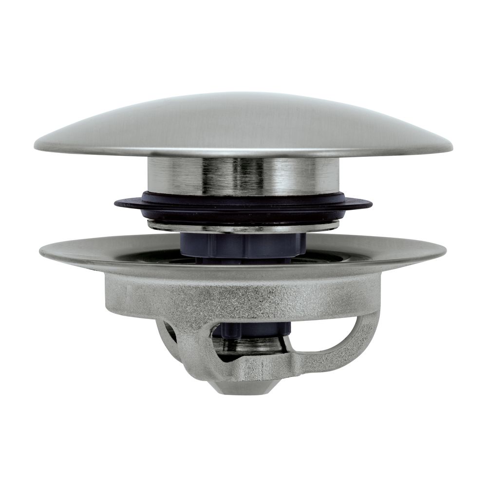 Duravit Set d'équipement, robinet à ouverture par pression, inox brossé