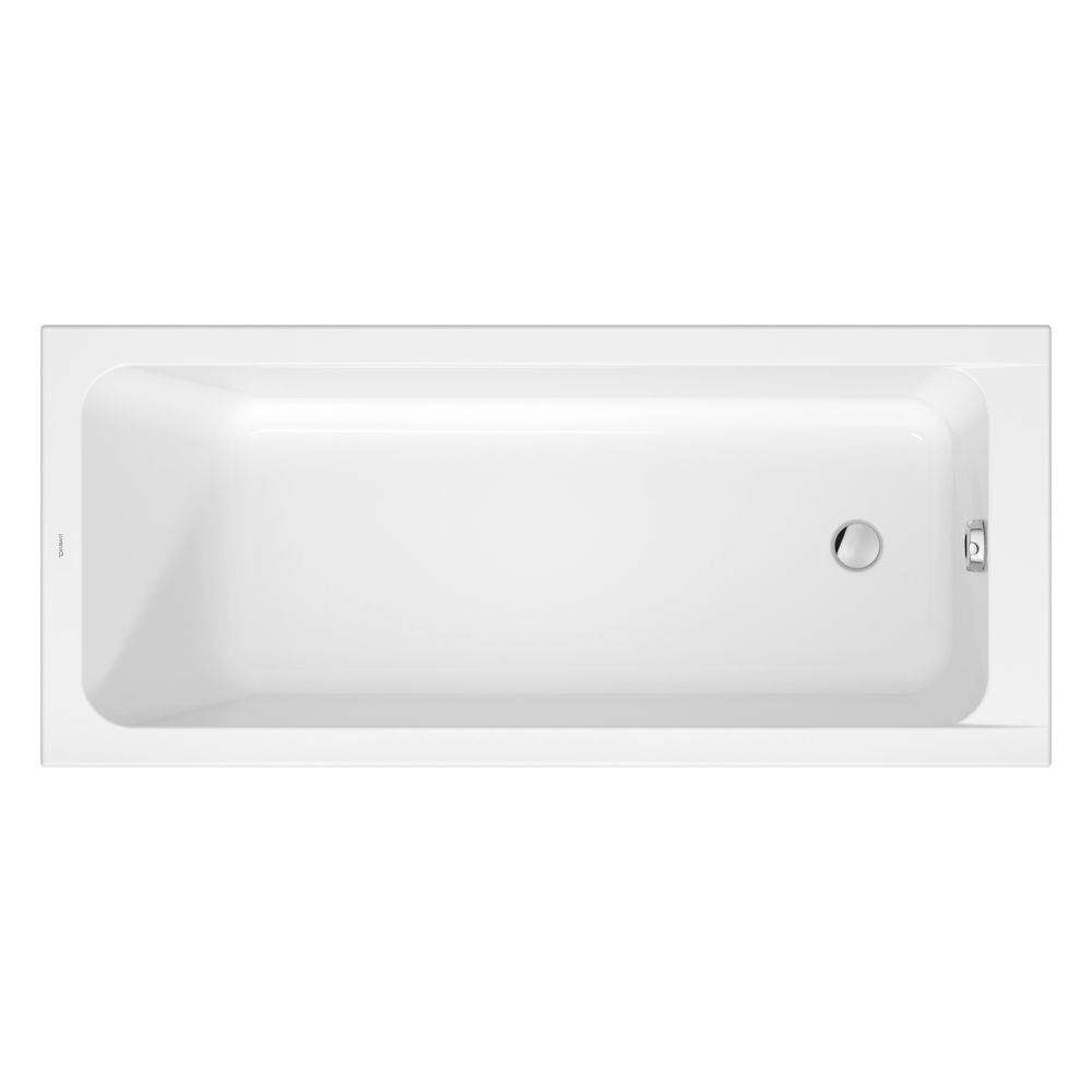 Duravit D-Code Baignoire 470x700x1600mm, 213l, Blanc, Rectangulaire, Intégration, 1 inclinaison de dossier variable