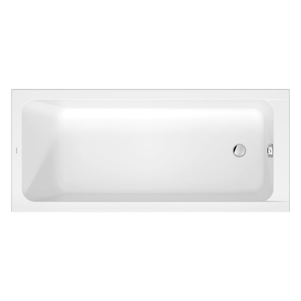 Duravit D-Code Baignoire 470x750x1700mm, 253l, Blanc, Rectangulaire, À encastrer, 1 dosseret incliné variable